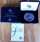 2021 W AMERICAN EAGLE PROOF EMPTY BOX, CASE, COA, CAPSULE, NO COIN *TYPE 1 BOX*