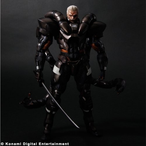 Square Enix Play Arts Kai Metal Gear Solid 2 SONS OF LIBERTY Solidus Snake NUOVO - Foto 3 di 6