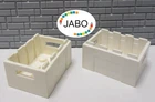 (A8/18/5) LEGO 2x30150 Crate Crate Box with Handles 3x4x2 White