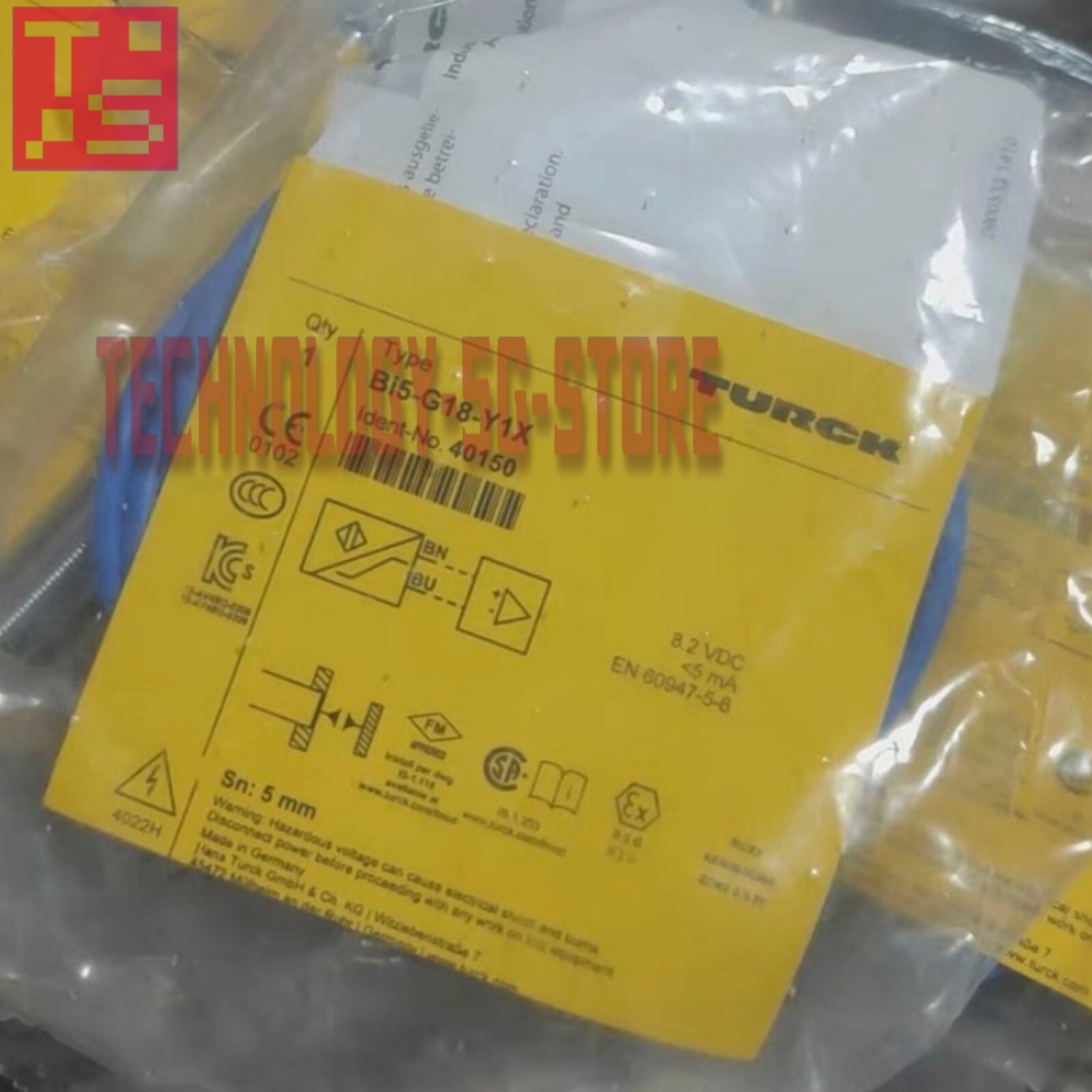TURCK BI5-G18-Y1X Photoelectric Sensor# 1pcs New In Box