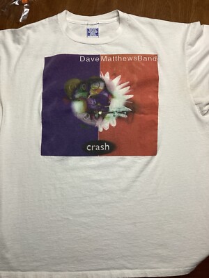Vintage 90s Dave Matthews Band Crash Tour Shirt Size XL 1996