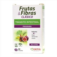 Ortis Frutta&Fibre Classico Integratore Transito Intestinale 30 Compresse