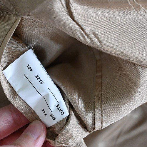 Vtg J Ferrar 90s 40L 33x30 Brown Birdseye Wool Mens Jacket Pants Suit - Picture 5 of 24