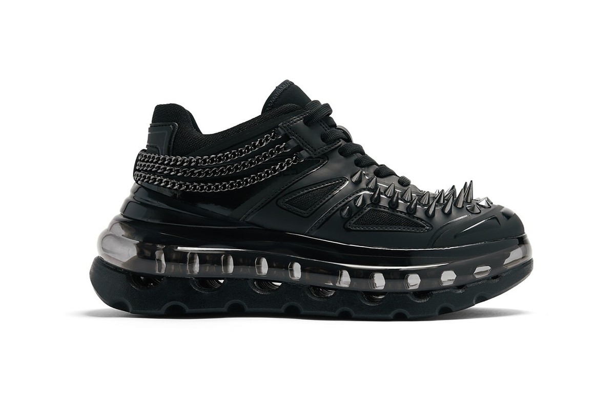 靴 shoes53045 SHOES 53045 see-through chunky sole dat sneakers SIZE: 42