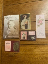 Vintage Lot of Society Of The Little Flower - Chicago St Therese Religious Items