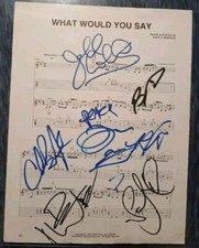 DMB DAVE MATTHEWS BAND COMPLETE DAVE CARTER BOYD STEFAN TIM+2 SIGNED SHEET MUSIC