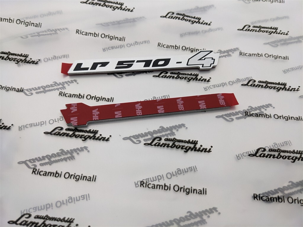 【LP】The Badge Lamborghini Gallardo LP570-4 Decorative Adhesive Badge Set