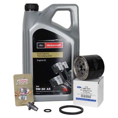Original Ford Ölwechsel 5W30 Motoröl 15CF54 5 Liter + Ölfilter B-Max Fiesta IV