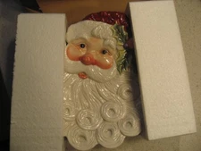 New in Box Fitz & Floyd Essentials Letters to Santa Claus Christmas Canape Plate