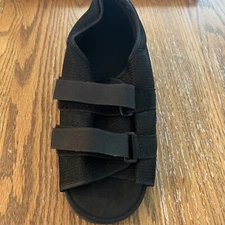 Deluxe Post Op Recovery Shoe Adjustable Medical Walking Post Surgery 12.5-14 Men