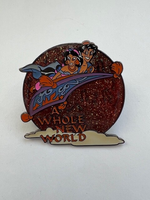 Magical Musical Moments - A Whole New World - Aladdin - Green Disney Pin (D3)