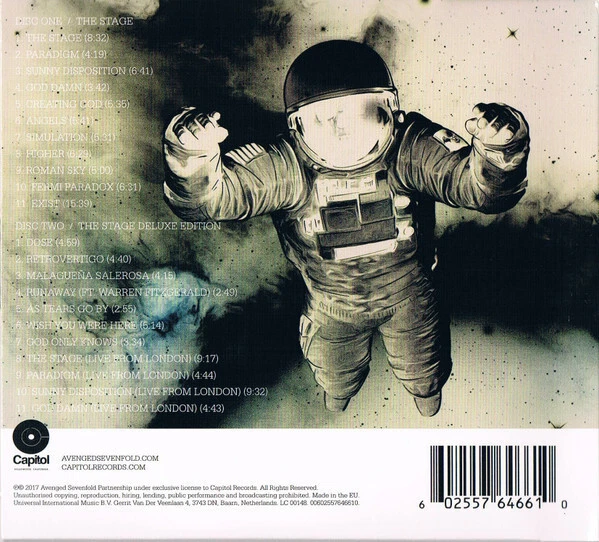 AVENGED SEVENFOLD The Stage ( Deluxe 2 CD Edition 2017 Capitol Rec. Digipak ) - Bild 2 von 2