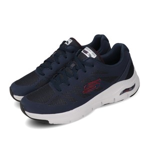 skechers lace up hombre rojas