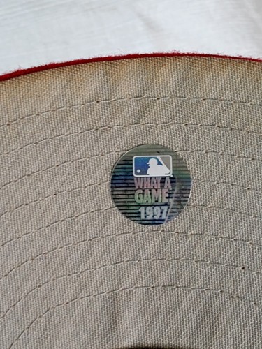 Vintage Cleveland Indians Chief Wahoo 1997 World Series New Era Hat RARE!!! - Picture 5 of 10