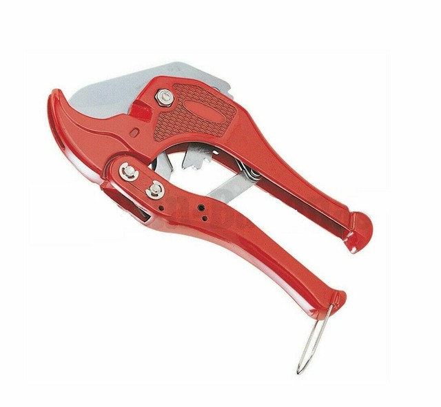 42mm Ratchet PVC Plastic Tube Pipe Cutter Cutting Plier Plumbing