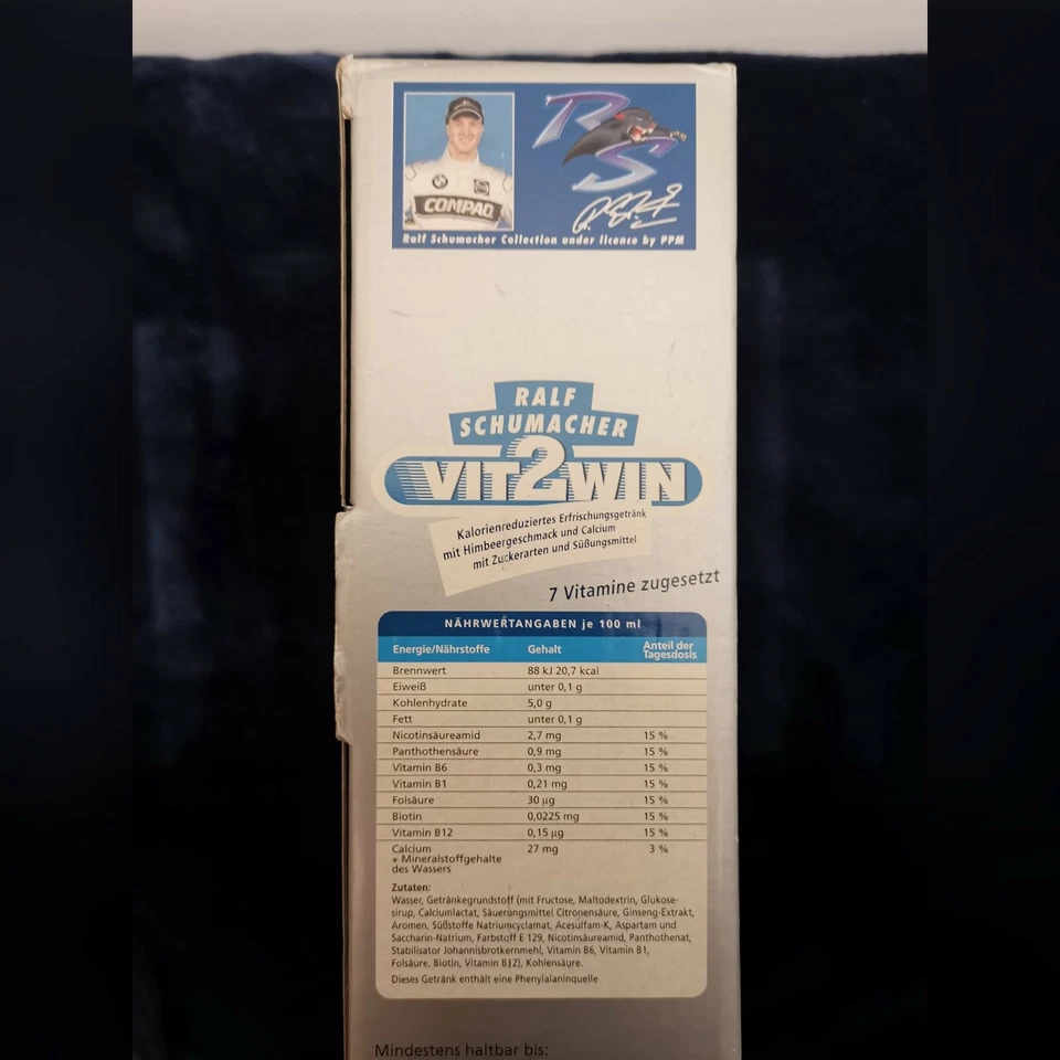 Formel 1 Ralf Schumacher Geschenkbox OVP Rennsport BMW Fan Truck Sammlerstück... - Bild 3 von 4