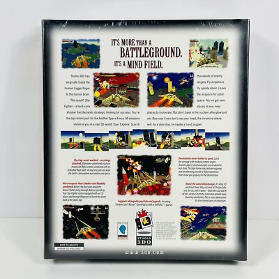 Star Fighter for PC and Power Mac, 1996 CD-ROM Studio 3DO Big Box