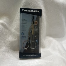 BRAND NEW Tweezerman Professional Brow Shaping Scissors And Brush Kit