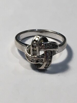 Bague ancienne diamants dentelle de platine - Bijoux anciens