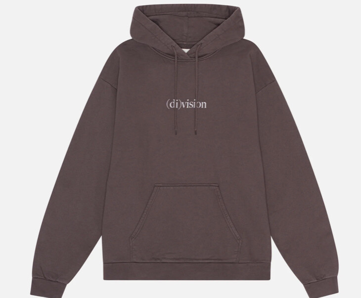 Unisex (di)vision Hoodie Dark Brown European Designer Fashion 