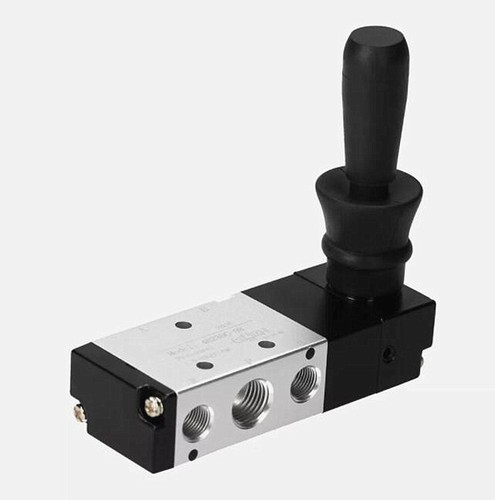 Pneumatic 1/4" PT 5 Way 3 Position Air Hand Lever Operated Valve Pneumatic A1Z2 - Picture 7 of 9