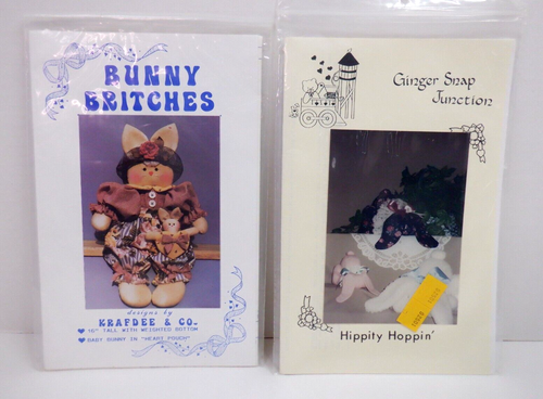 Lot of 11 Bunny Easter Holiday Craft Patterns ( EASTER 2 ) - Uncut - Picture 3 of 7
