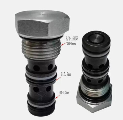1Pcs Hydraulic One-Way Lock LPC08 Hydraulic Cylinder Pressure Maintenance Valve