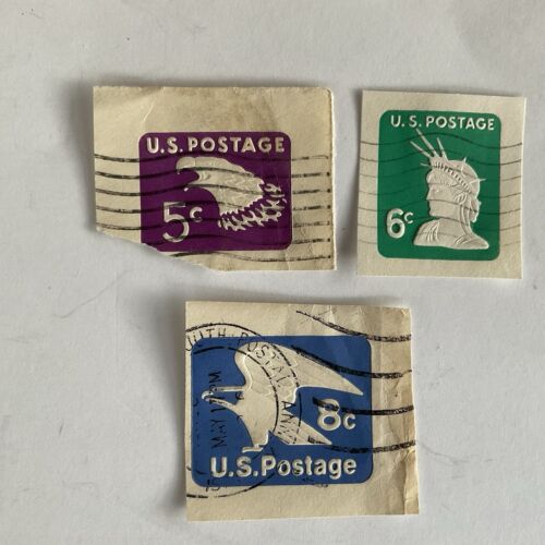 United States stamps~1915-1971–12 stationery & airmail postal cut squares - Picture 4 of 6