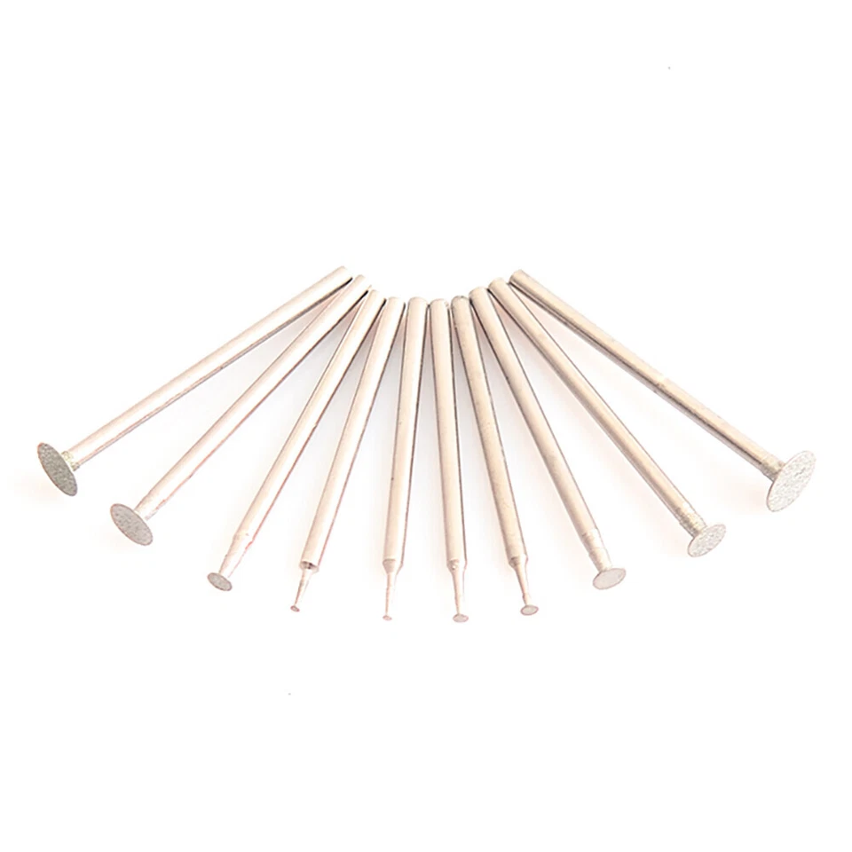 0.5 - 8mm Diamond Burr Grinding Head Bit 2.35mm Shank for Dremel Rotay Tools - Image 2 of 4