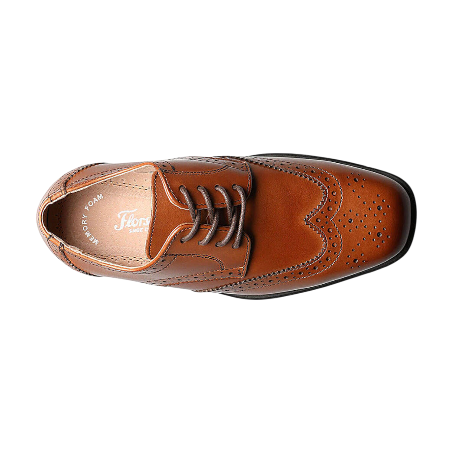 SAOLA Oxford Juniors Florsheim Reveal Wing pelle cognac taglia 7 M US [16574 221]