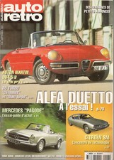 AUTO RETRO 246 ALFA SPIDER DUETTO MERCEDES PAGODE R5 MAXI TURBO SM INJECTION