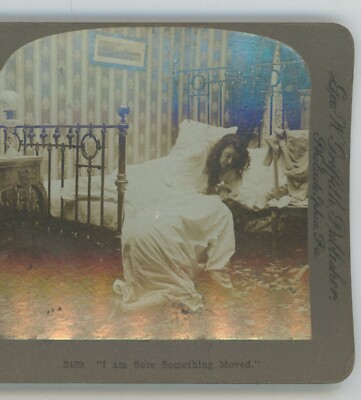 I am Sure Something Moved Genre Stereoview
