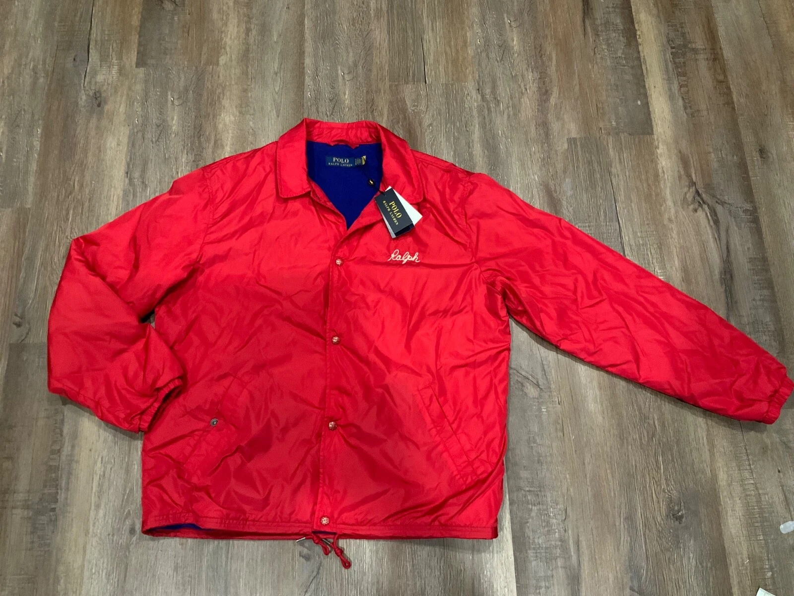 POLO RALPH LAUREN NY STATE CHAMPS P-WING COACHES JACKET SZ XL