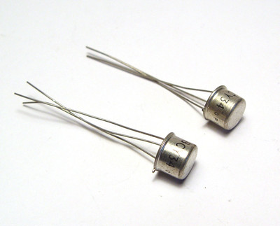 2x Silizium Transistor BCY34 / BCY 34, 70er Jahre Transistoren, NOS