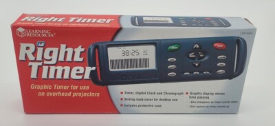 Right Timer LER6955 Desktop Clock Timer With Case by Learning Resources