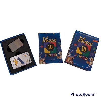 Ravensburger Phase 10 Junior Complete Excellent Condition Rarity Retro Collection