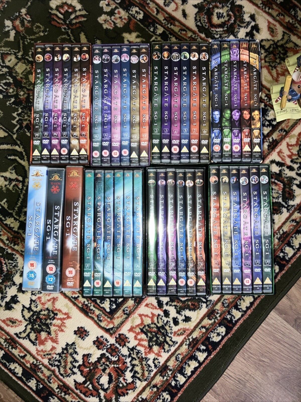 stargate sg1 complete box set 110 region 2 eBay