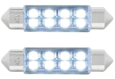#ad United Pacific High Power White LED 211 2 LED Interior Bulb Pair Custom Hotrod $12.98