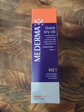 NEW MEDERMA QUICK DRY OIL 3.4oz