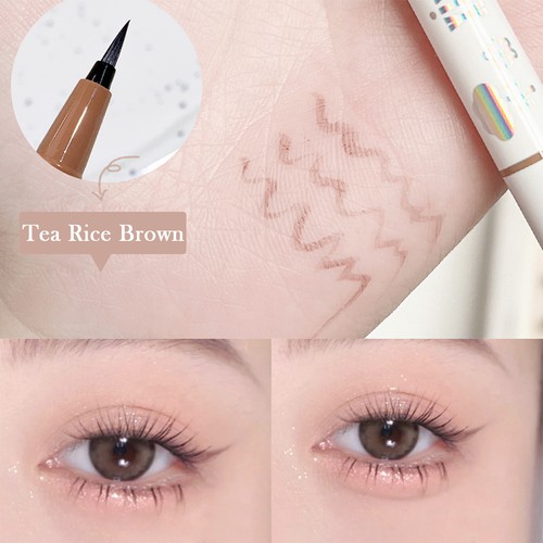 3 Colors PROFESSIONAL Black / Brown Liquid Eyeliner Pencil Eye Pen Makeup Kit - Picture 7 of 8