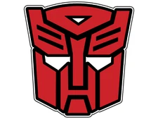#0802 Transformers Autobots Red Logo Sticker Brand Waterproof Vinyl Decal DieCut