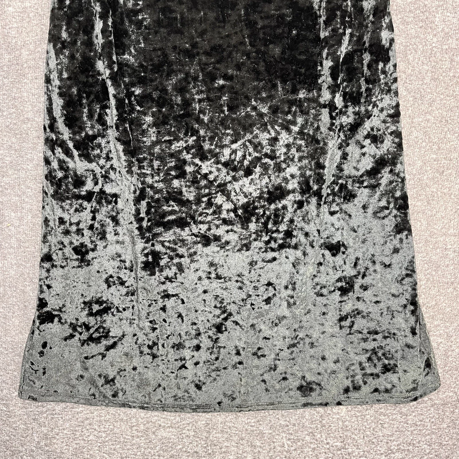 UNDERCOVER Abito da notte slip nuovo con etichette Victorias Secret velluto schiacciato nero donna XS S