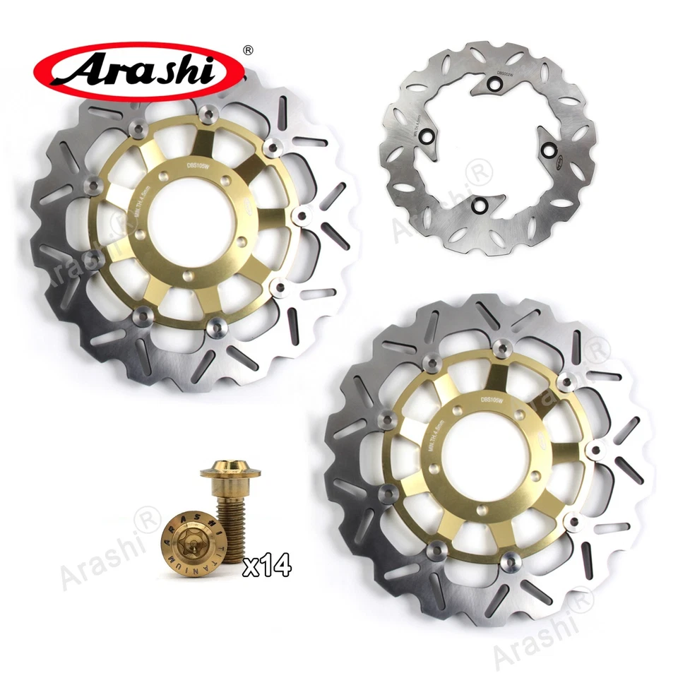 Передний задний тормозной дисковый ротор и болты винты для Triumph Daytona 675 2006-2016 - Изображение 2 из 4