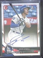 2018 Bowman Paper Autograph PA-JK Jeren Kendall 