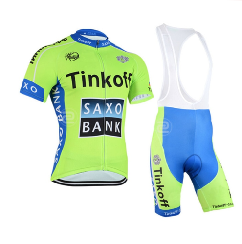 Completo Ciclismo Estivo- Alta qualità- Team Tinkoff SaxoBank- Divisa Bici  | eBay