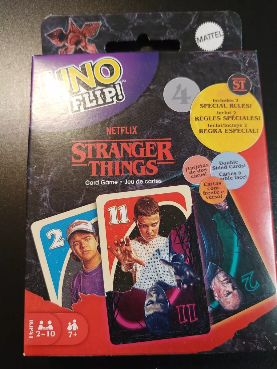 Stranger Things Uno Flip Card Game - Entertainment Earth