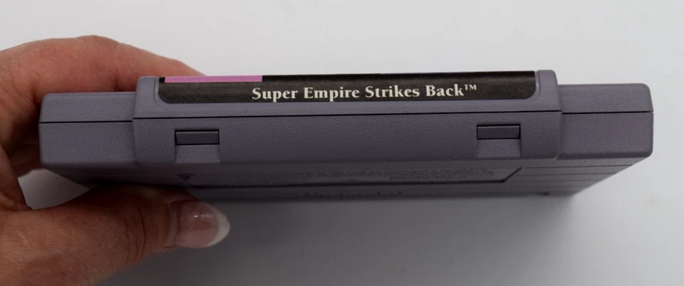 SNES Super Star Wars: The Empire Strikes Back 1993 con caja y folleto de instrucciones en caja original Foto 4 de 4