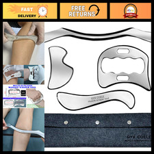 4-in-1 Stainless Steel Gua Sha Tool Set for Muscle Scraping & Massage Therapy -