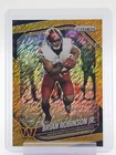 2025 Panini Prizm Football Gold Shimmer Brian Robinson Jr. #141