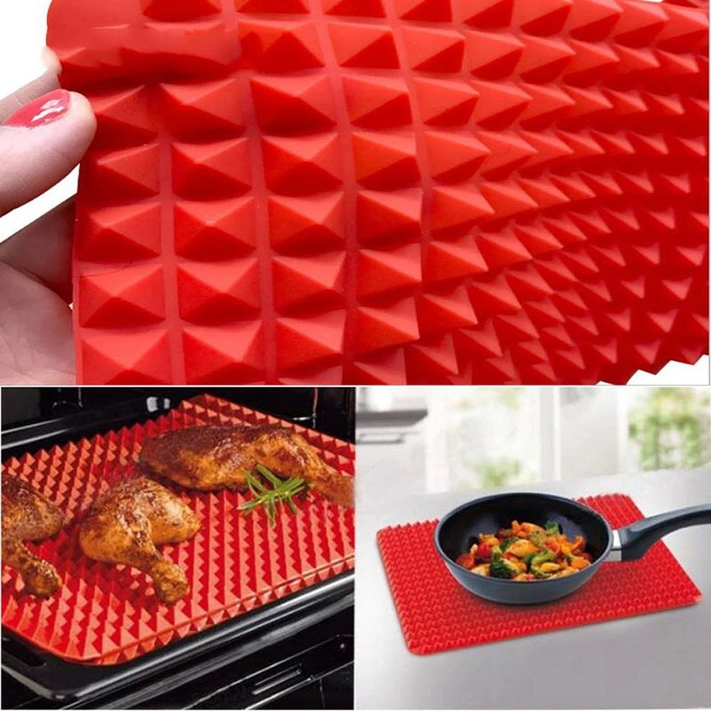zmart Pyramid Silicone Baking Mat, Bread Pad, Cooking Oven Tray Mat, Kitchen Too